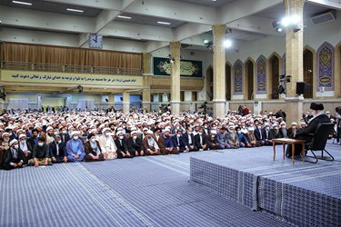 دیدار جمعی از مبلغان و طلاب حوزه‌های علمیه با رهبر انقلاب
