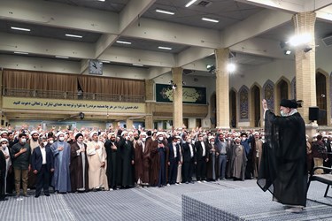 دیدار جمعی از مبلغان و طلاب حوزه‌های علمیه با رهبر انقلاب