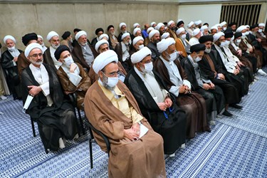 دیدار جمعی از مبلغان و طلاب حوزه‌های علمیه با رهبر انقلاب