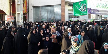 فیلم| حضور پرشور بانوان دزفولی در راهپیمایی روز عفاف و حجاب