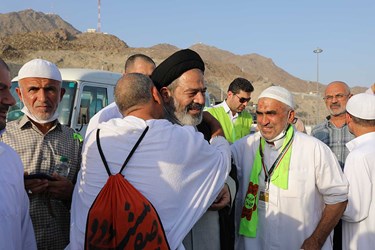 بازدید حجت الاسلام سید عبدالفتاح نواب سرپرست حجاج ایرانی و نماینده بعثه مقام معظم رهبری از نحوه اعزام حجاج ایرانی و حمل و نقل درون شهری مکه