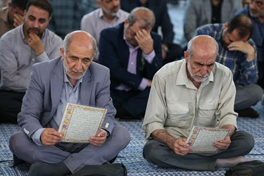 مراسم بزرگداشت مادر فرمانده شجاع و دلاور لشکر بدر دوران دفاع مقدس سرلشکر پاسدار شهید اسماعیل دقایقی در مسجد جامع پیامبر اعظم(ص) شهرک شهیدمحلاتی تهران 