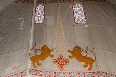 برافراشته شدن خیمه گاه امام حسین (ع) در زرقان 