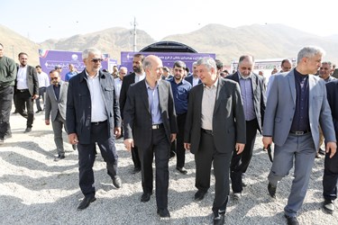آیین افتتاح و بهره برداری بخشی از طرح جامع آبرسانی تهران (قمربنی هاشم) 