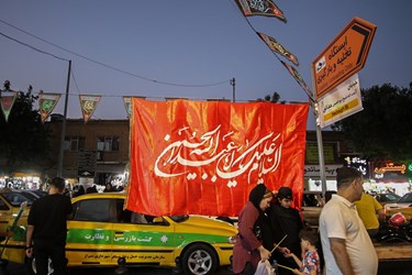 سرزمین ایران سیاه پوش در عزای حسین (ع)  /فارس