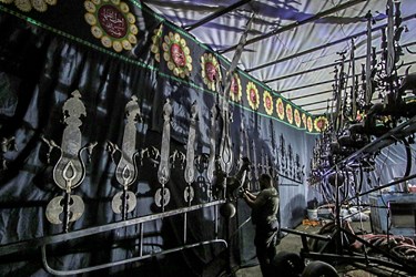 سرزمین ایران سیاه پوش در عزای حسین (ع)  /فارس