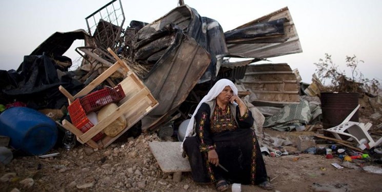 صهیونیست‌ها برای دویست و نوزدهمین بار یک روستای فلسطینی را تخریب کردند