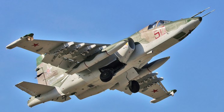 سقوط جنگنده «سوخو-25» روسیه در دریای آزوف+ فیلم