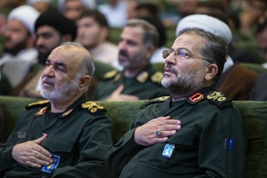 سردارغلامرضا سلیمانی فرمانده سازمان بسیج مستضعفین در آئین اختتامیه نمایشگاه عملکرد و پیشرفت تحقق محله اسلامی بسیج