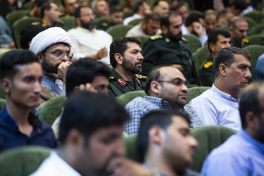 سردار حسن زاده فرمانده سپاه تهران بزرگ در آئین اختتامیه نمایشگاه عملکرد و پیشرفت تحقق محله اسلامی بسیج