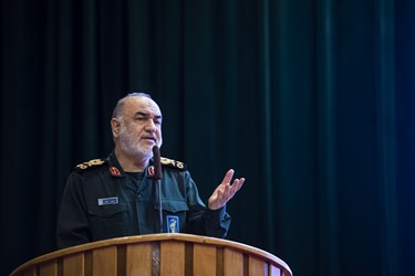 سخنرانی سردار سرلشکر حسین سلامی فرمانده کل سپاه پاسداران در آئین اختتامیه نمایشگاه عملکرد و پیشرفت تحقق محله اسلامی بسیج