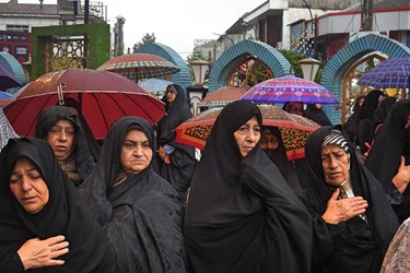 استقبال از «محرم» زیر باران 