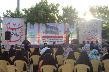 اهتزاز پرچم محرم در نجف‌آباد