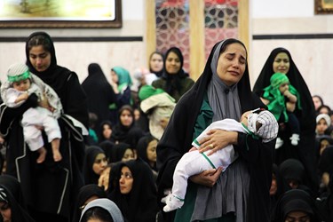 مراسم شیرخوارگان حسینی در زنجان