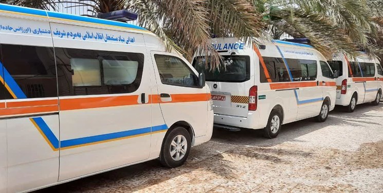 اهدای سه آمبولانس‌ به مناطق کم‌برخوردار سیستان و بلوچستان توسط بنیاد مستضعفان