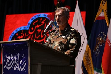 سخنرانی امیر رضایی فرمانده آجا در استان های فارس و کهکیلویه و بویراحمد