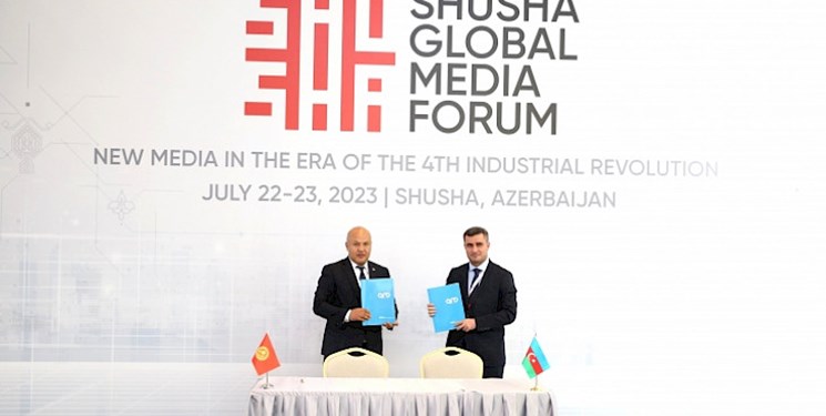 قرارداد همکاری بین شبکه‌های تلویزیونی قرقیزستان و آذربایجان