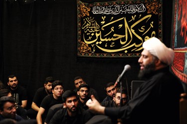 سخنرانی حجت‌الاسلام و المسلمین حامد کاشانی در روضه خانگی موکب  الحسین