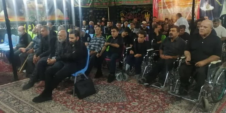شور حسینی در هیأت معلولان شیراز