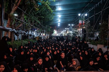 مراسم عزاداری شب تاسوعای حسینی  هیئت روضه الحسین (ع) تهران