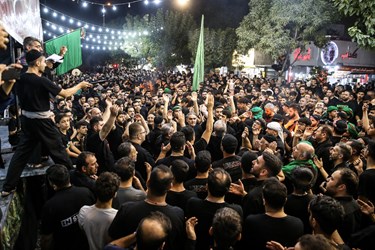 مشعل ‎گردانی شب تاسوعا دولت آباد