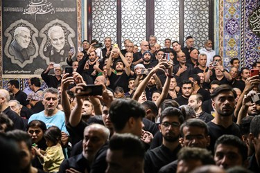 مشعل ‎گردانی شب تاسوعا دولت آباد