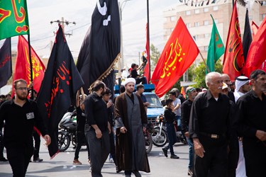 حضور اقشار مختلف مردم در عزاداری روز تاسوعای حسینی