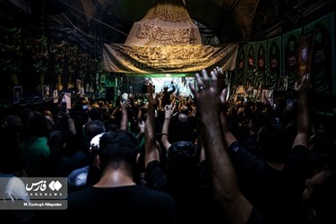 Mourners Mark Tasua of Imam Hossein (AS) in Tehran