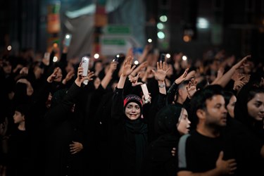 عزاداری شام غریبان در هیات ریحانه الحسین
