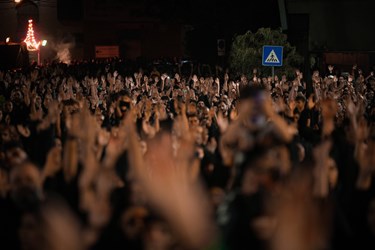 عزاداری شام غریبان در هیات ریحانه الحسین