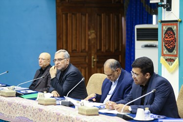 بهرام عین الهی وزیر بهداشت، درمان و آموزش پزشکی در جلسه شورای عالی کار