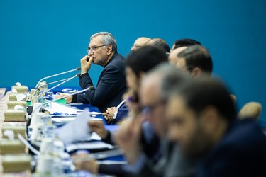 بهرام عین الهی وزیر بهداشت، درمان و آموزش پزشکی در جلسه شورای عالی کار