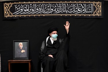 آخرین شب مراسم عزاداری ماه محرم در حسینیه امام خمینی(ره)