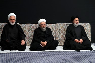 آخرین شب مراسم عزاداری ماه محرم در حسینیه امام خمینی(ره)