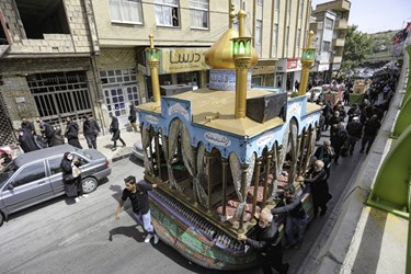  آئین حرکت نمادین طایفه بنی اسد در «همدان»