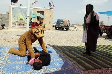 مراسم تعزیه خوانی در فارغان