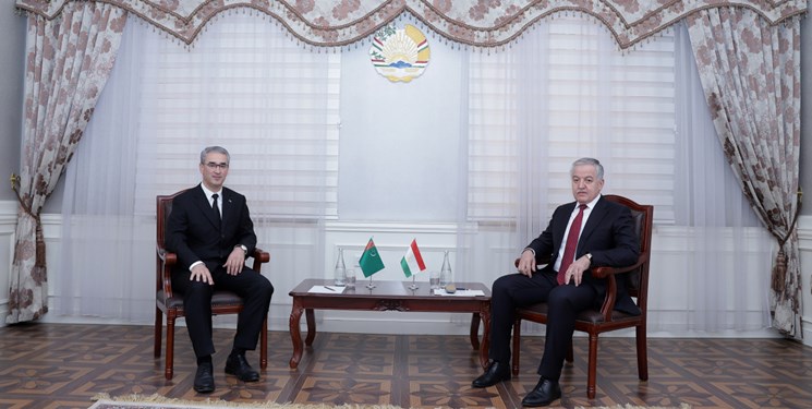 تقدیم رونوشت استوارنامه سفیر جدید ترکمنستان به وزیر خارجه تاجیکستان