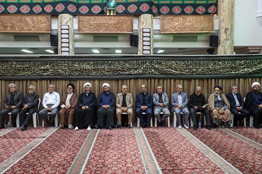 مجلس ترحیم آیت‌الله حاج شیخ یدالله رحیمیان در مسجد امام صادق (ع)