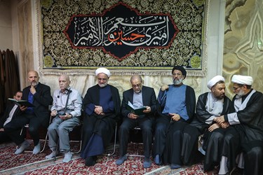 مجلس ترحیم آیت‌الله حاج شیخ یدالله رحیمیان در مسجد امام صادق (ع)