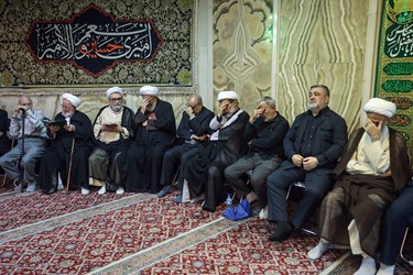 مجلس ترحیم آیت‌الله حاج شیخ یدالله رحیمیان در مسجد امام صادق (ع)