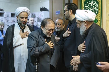مجتبی رحماندوست در مجلس ترحیم آیت‌الله حاج شیخ یدالله رحیمیان