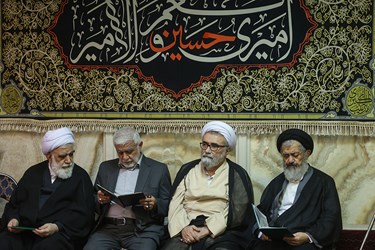 مجلس ترحیم آیت‌الله حاج شیخ یدالله رحیمیان در مسجد امام صادق (ع)