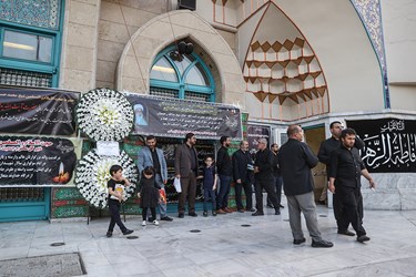 مجلس ترحیم آیت‌الله حاج شیخ یدالله رحیمیان در مسجد امام صادق (ع)