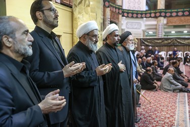 مجلس ترحیم آیت‌الله حاج شیخ یدالله رحیمیان در مسجد امام صادق (ع)