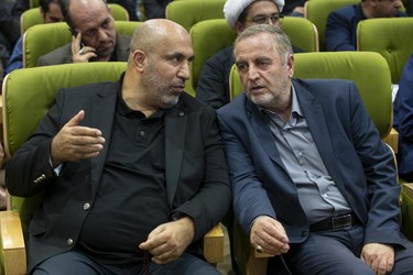 نماینگان حماس در همایش پیشرفت ایران قوی با خبرنگاران امیدآفرین