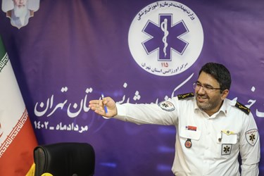 محمداسماعیل توکلی رئیس مرکز اورژانس تهران