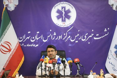 سخنرانی محمداسماعیل توکلی رئیس مرکز اورژانس تهران