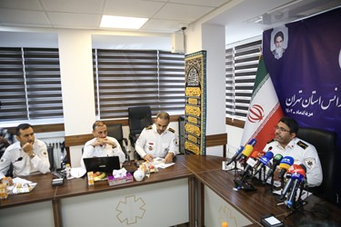 نشست خبری رئیس مرکز اورژانس تهران