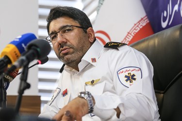سخنرانی محمداسماعیل توکلی رئیس مرکز اورژانس تهران
