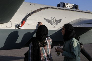 بازدید دانش آموزان از سایت پهپادی کاشان